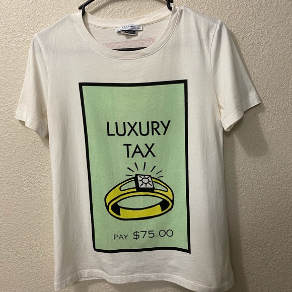 Zara Tops - Zara Women's Monopoly Tee